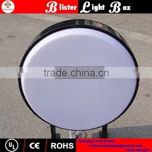 OEM Shape Outdoor Aluminum Vacuum Advertising Rotating Sign thumbnail-5