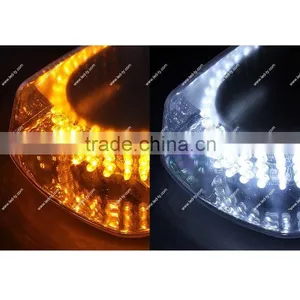 High Wattage Bright LED Magnetic Rooftop Emergency Warning Strobe Light thumbnail-6
