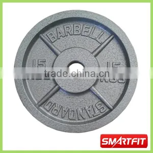 Fitness Cast Iron Olympic Weightlifting Plates thumbnail-1