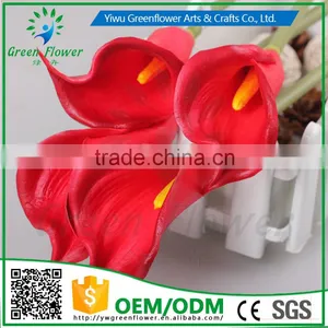 2016 Wholesales Calla Lily Real Touch PU Artificial Flowers for Home Wedding Party Decorations thumbnail-1