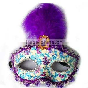 Fashion Beautiful Mask Party With Feather for Halloween MK-1017 thumbnail-1