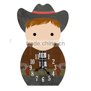 Cute Design Wood Wall Clock for Home Deco thumbnail-1