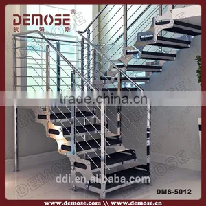 Prefabricated Homes Non Slip Treads Stairs in Aluminum thumbnail-2