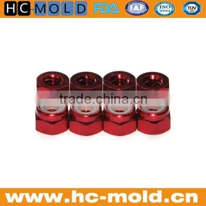 Cnc Machined Prototypes Cnc Turning Service With Red Anodized thumbnail-1