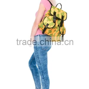 2016 3d Printed Mexico Cactus Vintage Canvas Rucksacks Cute School Satchel Rucksack Backpack Campus Bag thumbnail-5