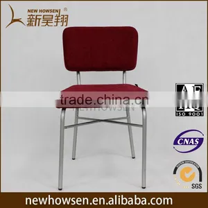 Modern Metal Iron Tube Dining Chair thumbnail-1