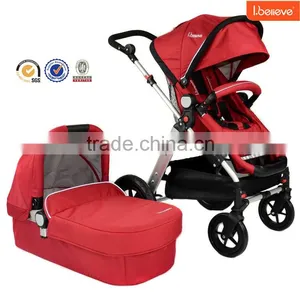 Hot Design Good Quality Best Seller Europe Style Baby Stroller 3 in 1 With Carry Cot thumbnail-5