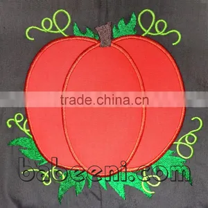 Adorable Pumpkin Appliqued Longall for Boy thumbnail-2