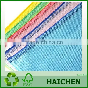 Cheap Colourful Vinyl Zipper File Bags thumbnail-2