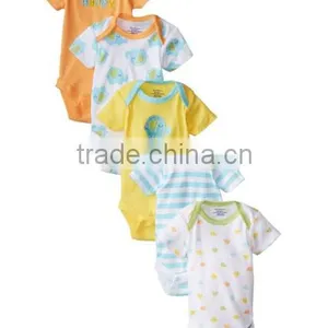 Custom Unisex Cotton Newborn Baby Five-pack Variety Onesie Quality Choice thumbnail-1