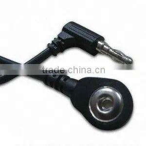 Medical Banana Plug to Snap Cable thumbnail-1