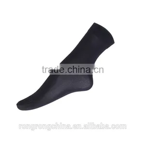 Knitted Velvet Designed Transparent Ankle Socks For Unisex 2288 thumbnail-1