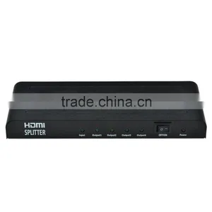 CHEERLINK 1080P Full HD / 3D HDMI V1.3 Splitter 1in 4 Out - Black thumbnail-2