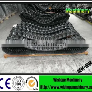 D400*90*46 Rubber Crawler of Harvester Usage for Sri-lanka thumbnail-1