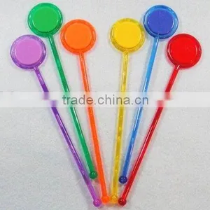Round Shape Swizzle Stick / Muddler / Plastic Round Shape Stirrer / Drink Stirrer thumbnail-1
