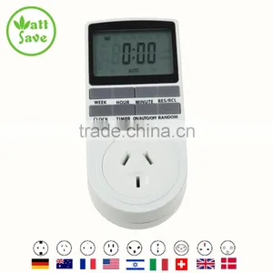 AU PLUG Large LCD Digital Timer Programmable Switch Plug-in Type With 8 Function Keys thumbnail-5