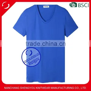 2015 OEM 100%cotton Single Jersey Multi Color t Shirt Design Quality Choice thumbnail-1