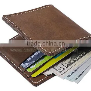 2016 Hot Sale Custom Gift Men Genuine Leather Wallet thumbnail-2