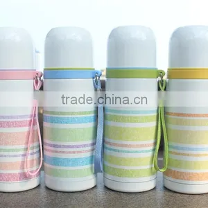 Oem Diller Leakproof Portable Rainbow Pinstripe Stainless Steel Flask thumbnail-5