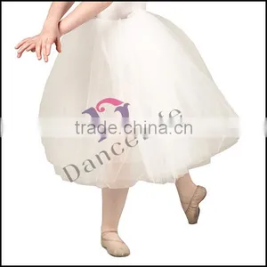 C2319 Girls Ballet Tutu for Sale White Ballet Half Tutu Guangzhou Supplier of Dance Tutu Dance Half Tutu thumbnail-1