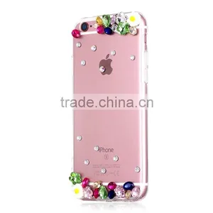 For Samsung S3/s4/s5/s6/s6edge/ s6 Edge Plus/ S7/S7edge,Crystal Diamond Blue Case thumbnail-5