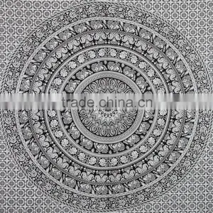 Hippie Mandala Tapestry Bedspread Boho Art Mandala Tapestries Wall Hanging thumbnail-2