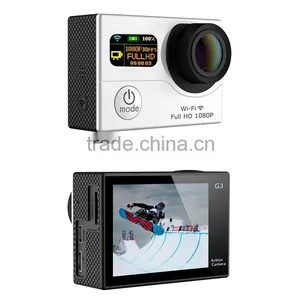 New Year Night Vision Portable Extreme Dual Screen Sports Action Video Camera thumbnail-5
