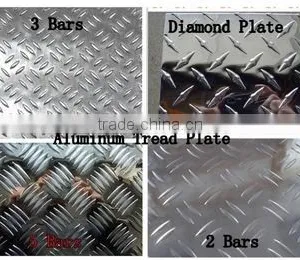 Aluminum Tread Plate 1100 1050 1060 Embossed Aluminum Sheet thumbnail-4