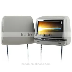 EONON L0288 7" HD Car Headrest Monitor With Built in DVD (Gray Color) thumbnail-3