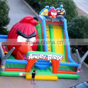 Funny Amusement Park for Kids Inflatable Bouncer Castle Combo for Sale thumbnail-1
