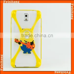 Yellow Cartoon Characters Bumper Phone Case,universal Hot Selling Silicone Mobile Phone Case 3d Silicone Phone Case thumbnail-1