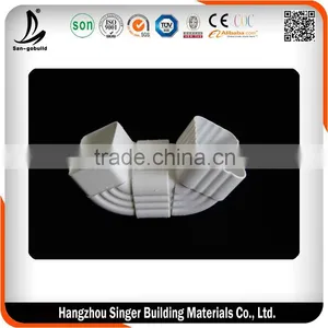 Other Plastic Materilas, Rain Gutter, PVC Downspout For Roof Drainage System thumbnail-4