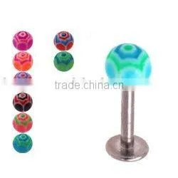 Body Piercing Jewelry,UV Labret thumbnail-1