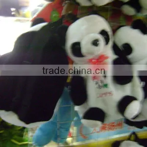 Stuffed and Promotional Soft Plush Panda Animal Head Backpack for Children thumbnail-1