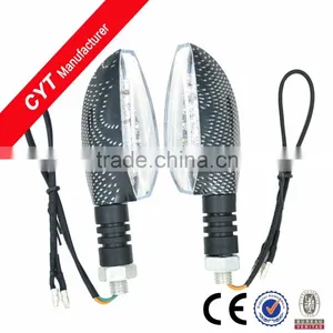 DC12V 3W 15SMD LED Waterproof Motorcycle Turn Signal Lights thumbnail-1