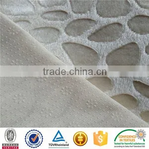White 100% Polyester Embossed Plush Velboa With Plastic Backing thumbnail-1