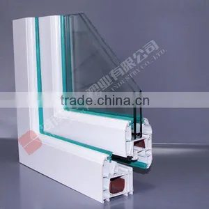 Plastic Frame Material Pvc Windows, Swing Open Style Upvc Window, Upvc Profile thumbnail-4