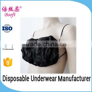 Soft to Wear Disposable Non Woven Girl Bra for Beauty, Spa, Daily Life, Travel thumbnail-1