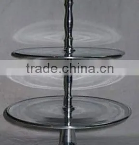 Aluminium Mirror Polished Cake Stand. thumbnail-1