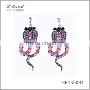 New Designs Ladies/Women's Vintage Jewellery Earrings Bohemian Style Cobra Gold/Silver Plating Drop Earrings thumbnail-2