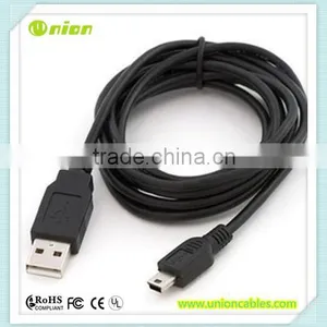 USB 2.0 Type A Male to Mini B 5pin Male Cable for Car Charger thumbnail-1