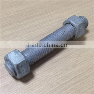 Stud Bolts With Hex Nut Hot Dip Galvanised thumbnail-3