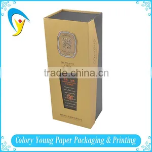 Hot Stamping Printing Cardboard Wine Box thumbnail-1