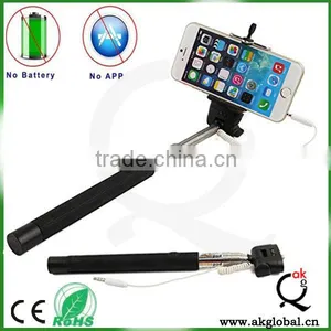 2015 Newest Mobile Phone Accessories Camera Smartphone Selfie Stick Monopod for Iphone 6 Plus thumbnail-2