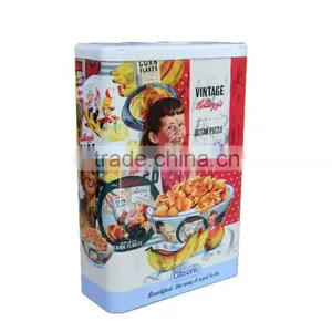 Good Quality Rectangular Tin Box for Card Packing Gift Tin Box thumbnail-2