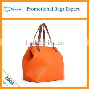 Simple Women Pu Tote Bag for Shopping Wholesale Handbag China thumbnail-6