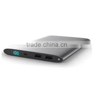 PowerBank Flashlight Dual Usb 20000mah Slim Power Bank for Smart Phone thumbnail-2
