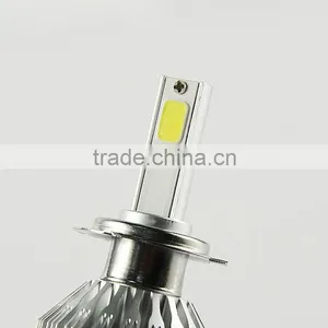 C1 Led Headlight Bulbs COB Chip Motor Front Lights Conversion 9005 9006 Kit for All Cars thumbnail-6