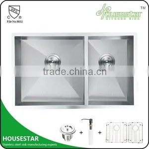 China Top 10 Enterprise Kitchen Design Kitchen Equipments For Resturant Under Mounted Handmade Stainless Steel Sink ---3219A thumbnail-3