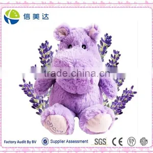New Design Birthday Gift- Innovative Lavender Hippo Plush Toys thumbnail-1